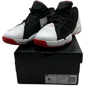 Adidas ADIZERO D Rose 1.5 Restomod Shoes Black Vivid Red New 8.5 New In Box